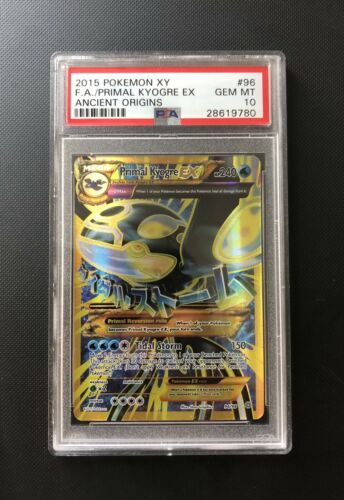 Pokemon Primal Kyogre Ex Full Art Psa 10 Ancient Origins