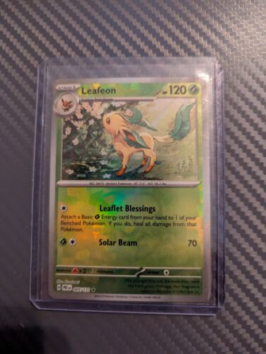 005131 Leafeon Master Ball Reverse Holo Prismatic Evolutions Single Card