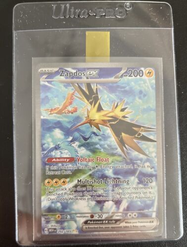 Pokmon TCG Zapdos Scarlet  Violet 151 202165 Holo Special Illustration Rare