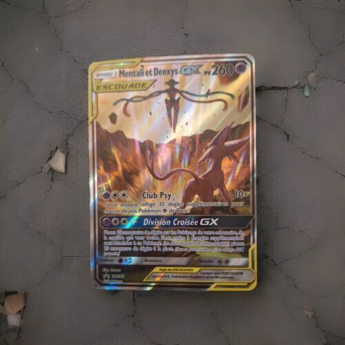 MENTALI ET DEOXYS GX FULL ART  POKMON SM240 PROMO SOLEIL ET LUNE NEUF FR