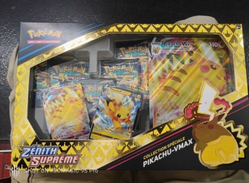 Asmodee Pokmon JCC Znith Suprme PikachuVMAX Bote  9 Cartes